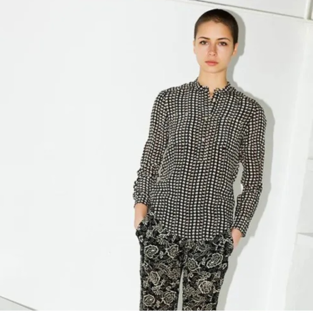 Isabel Marant Etoile Starry Silk Top Blouse